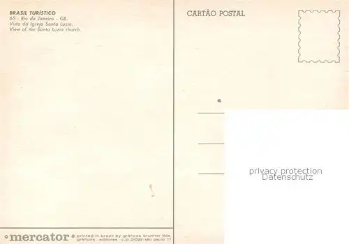 AK / Ansichtskarte Rio_de_Janeiro Igreja Santa Luzia  Rio_de_Janeiro