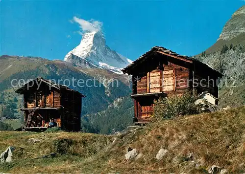 AK / Ansichtskarte Zermatt_VS Matterhorn Zermatt_VS
