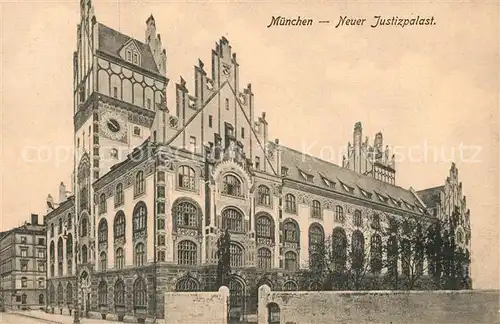 AK / Ansichtskarte Muenchen Neuer Justizpalast Muenchen