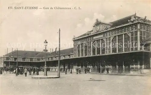 AK / Ansichtskarte Saint Etienne_Loire Gare de Chateaucreux Saint Etienne Loire