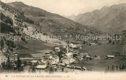 AK / Ansichtskarte La_Clusaz Vallee des Confins La_Clusaz