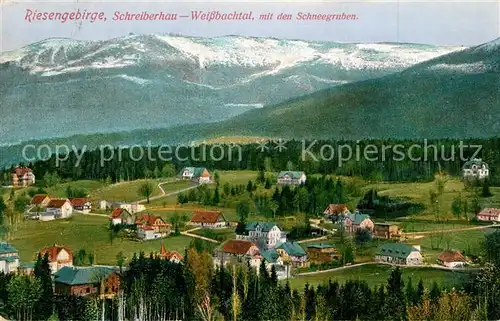 AK / Ansichtskarte Schreiberhau_Niederschlesien Weissbachtal Schneegruben Schreiberhau