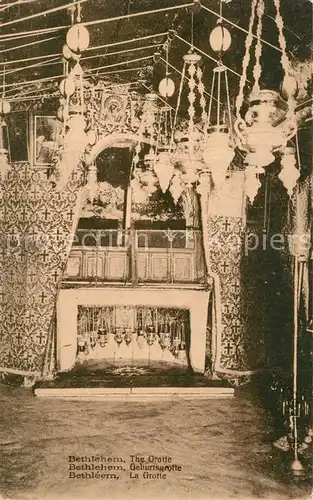 AK / Ansichtskarte Bethlehem_Yerushalayim Geburtsgrotte  Bethlehem_Yerushalayim