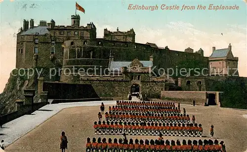 AK / Ansichtskarte Edinburgh Edinburgh Castle from the Esplanade  Edinburgh