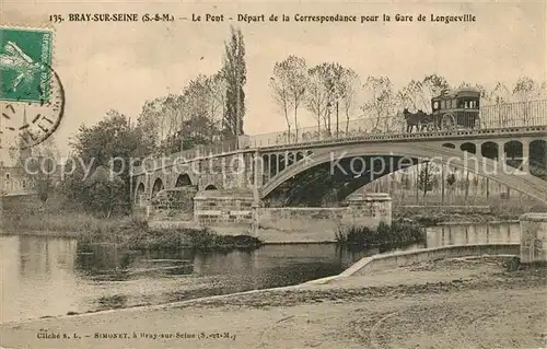 AK / Ansichtskarte Bray sur Seine Pont Longueville Bray sur Seine