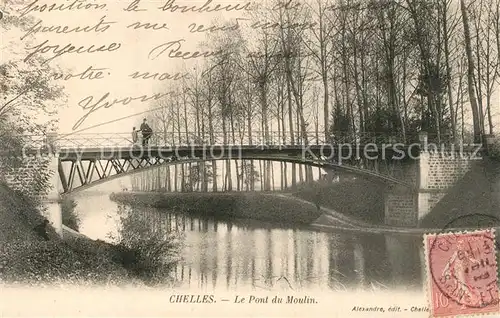 AK / Ansichtskarte Chelles_Seine et Marne Pont du Moulin  Chelles_Seine et Marne