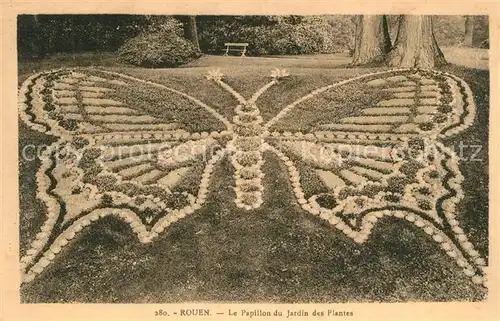 AK / Ansichtskarte Rouen Papillon du Jardin des Plantes  Rouen