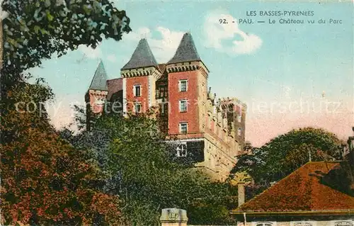 AK / Ansichtskarte Pau Chateau  Pau