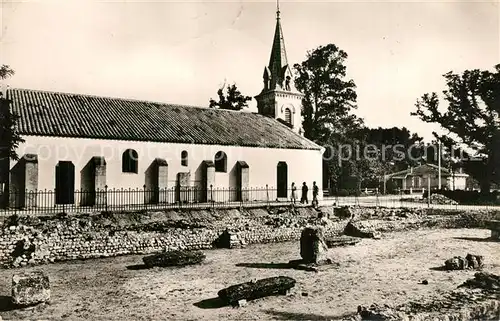 AK / Ansichtskarte Andernos les Bains Eglise Paroissiale Ruines de l ancienne Eglise Romaine Andernos les Bains