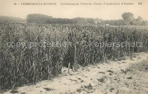 AK / Ansichtskarte Verrieres le Buisson Etablissements Vilmorin Champ d experiences d Avoines Verrieres le Buisson