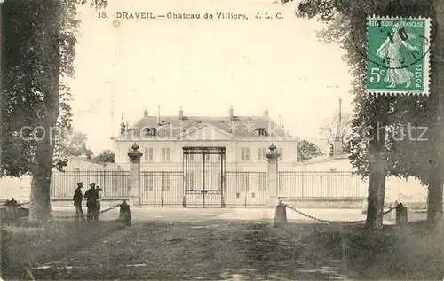 AK / Ansichtskarte Draveil Chateau de Villiers Draveil