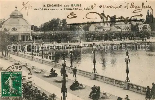 AK / Ansichtskarte Enghien les Bains Panorama prise de la Terrasse du Casino Enghien les Bains