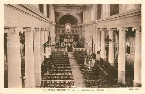 AK / Ansichtskarte Bourg la Reine Interieur de l eglise Bourg la Reine