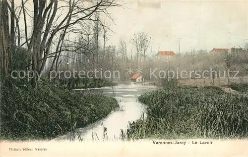 AK / Ansichtskarte Varennes Jarcy Le Lavoir Varennes Jarcy