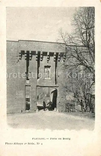 AK / Ansichtskarte Flavigny sur Ozerain Porte du Bourg Flavigny sur Ozerain