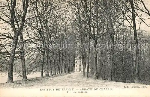 AK / Ansichtskarte Chaalis_Fontaine Institut de France Abbaye le moulin Chaalis Fontaine