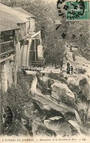 AK / Ansichtskarte Gorges_du_Sierroz Monument de la Baronne de Broc Gorges_du_Sierroz