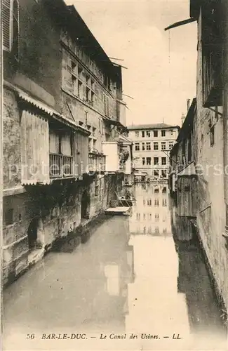 AK / Ansichtskarte Bar_le_Duc_Lothringen Canal des Usines Bar_le_Duc_Lothringen