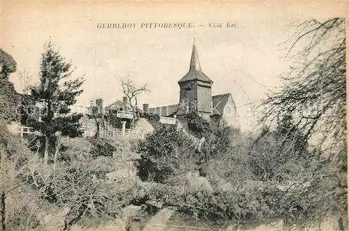 AK / Ansichtskarte Gerberoy Vue generale Eglise Gerberoy