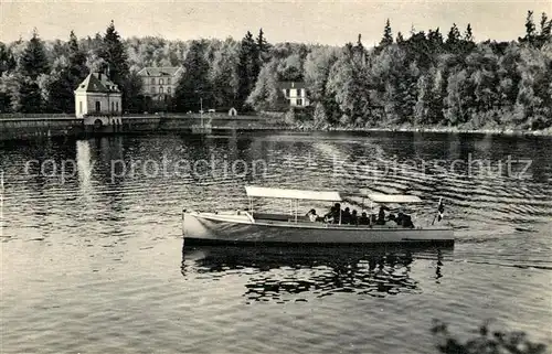 AK / Ansichtskarte Les_Settons Promenade en bateau sur le lac Les_Settons
