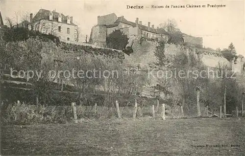 AK / Ansichtskarte Decize Ruines de l ancien Chateau et Presbytere Decize