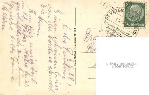 AK / Ansichtskarte St_Peter Ording Nordseebad Burgen auf der Sandbank Strandkoerbe St_Peter Ording