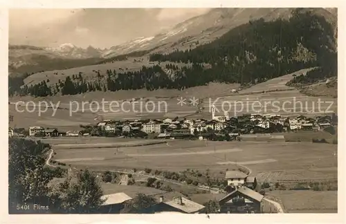 AK / Ansichtskarte Flims_GR Panorama Alpen Flims_GR