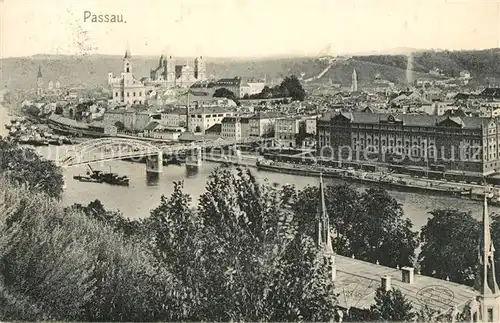 AK / Ansichtskarte Passau Stadtpanorama Passau