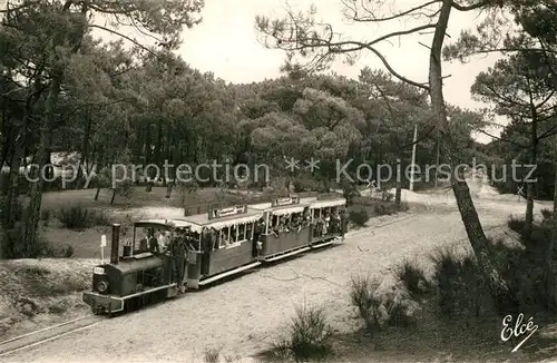 AK / Ansichtskarte Cap Ferret Petit Train Forestier Cap Ferret