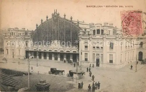 AK / Ansichtskarte Barcelona_Cataluna Estacion del Norte Barcelona Cataluna