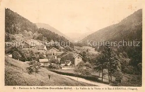 AK / Ansichtskarte Vosges_Vogesen_Region Feuill?e Doroth?e Hotel Bas d Herival Vosges_Vogesen_Region