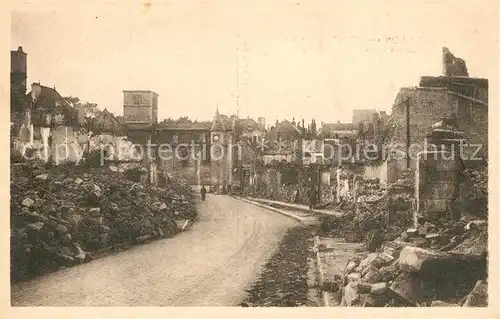 AK / Ansichtskarte Chatillon sur Seine Rue de l`Isle Ruinen Chatillon sur Seine