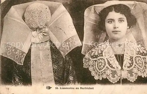 AK / Ansichtskarte Limoges_Haute_Vienne Limousine en Barbichet Limoges_Haute_Vienne