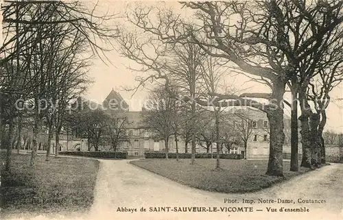 AK / Ansichtskarte Saint Sauveur le Vicomte Abbaye Saint Sauveur le Vicomte