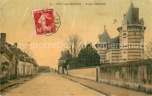 AK / Ansichtskarte Pont_aux_Moines Route d Orleans 