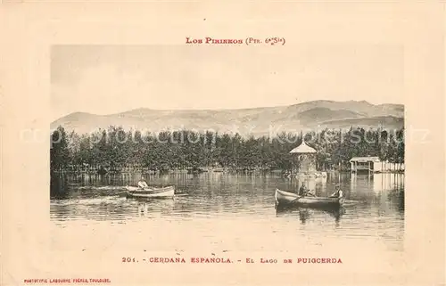 AK / Ansichtskarte Puigcerda Lago Puigcerda