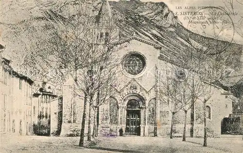 AK / Ansichtskarte Sisteron Cathedrale  Sisteron