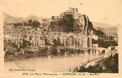 AK / Ansichtskarte Sisteron Panorama Sisteron