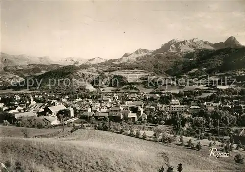 AK / Ansichtskarte Barcelonnette Panorama Route des Grandes Alpes Barcelonnette