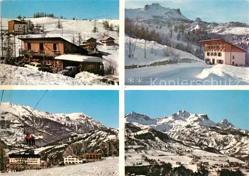 AK / Ansichtskarte Sauze Station Super Sauze Winter Sauze