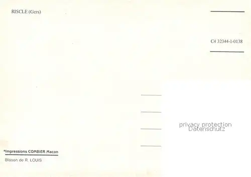 AK / Ansichtskarte Riscle Stadtansichten Riscle