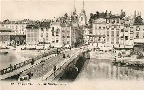 AK / Ansichtskarte Bayonne_Pyrenees_Atlantiques Pont Marengo Bayonne_Pyrenees