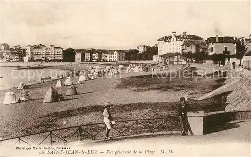 AK / Ansichtskarte Saint Jean de Luz Plage  Saint Jean de Luz
