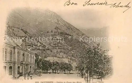 AK / Ansichtskarte Cauterets Casino Place des Oeufs Cauterets