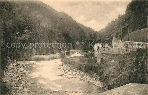 AK / Ansichtskarte Luz Saint Sauveur_Hautes_Pyrenees Route de Pierrefitte D Eau de Souloun  Luz Saint Sauveur_Hautes