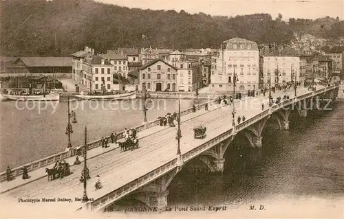 AK / Ansichtskarte Bayonne_Pyrenees_Atlantiques Pont Saint Esprit Bayonne_Pyrenees