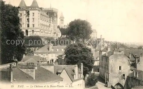 AK / Ansichtskarte Pau Chateau Basse Plante  Pau
