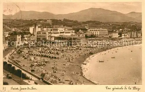 AK / Ansichtskarte Saint Jean de Luz Plage  Saint Jean de Luz