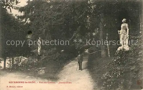 AK / Ansichtskarte Bourbonne les Bains_Haute_Marne Parc du Casino Jeanne d Arc  Bourbonne les Bains_Haute