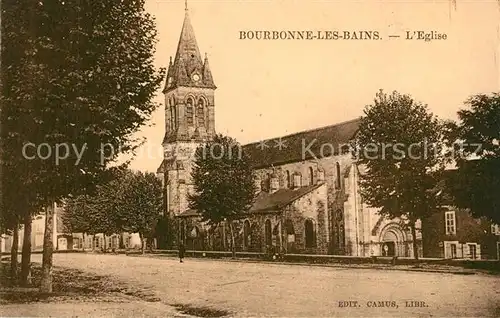 AK / Ansichtskarte Bourbonne les Bains_Haute_Marne Eglise  Bourbonne les Bains_Haute